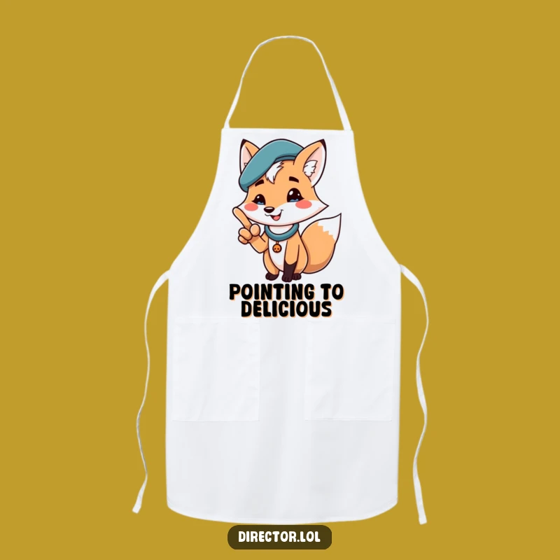 Funny Fox Beret Apron: Cook with Confidence and Humor, a Hilarious Gift