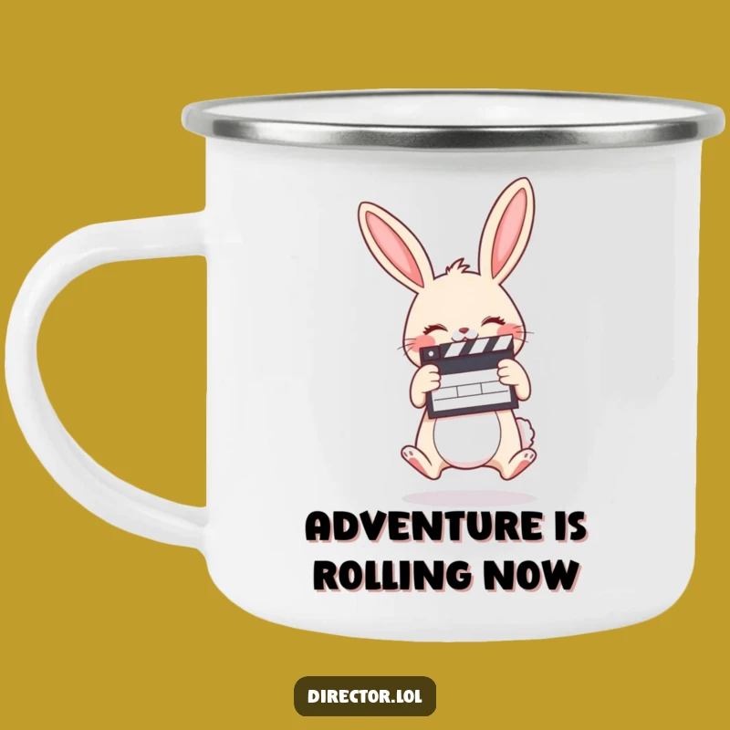 Funny Bunny Adventure Mug: Campfire Claps & Happy Trails!