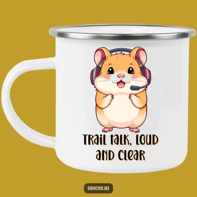 Funny Hamster Gamer Camping Mug: Stay Focused on Your Adventures