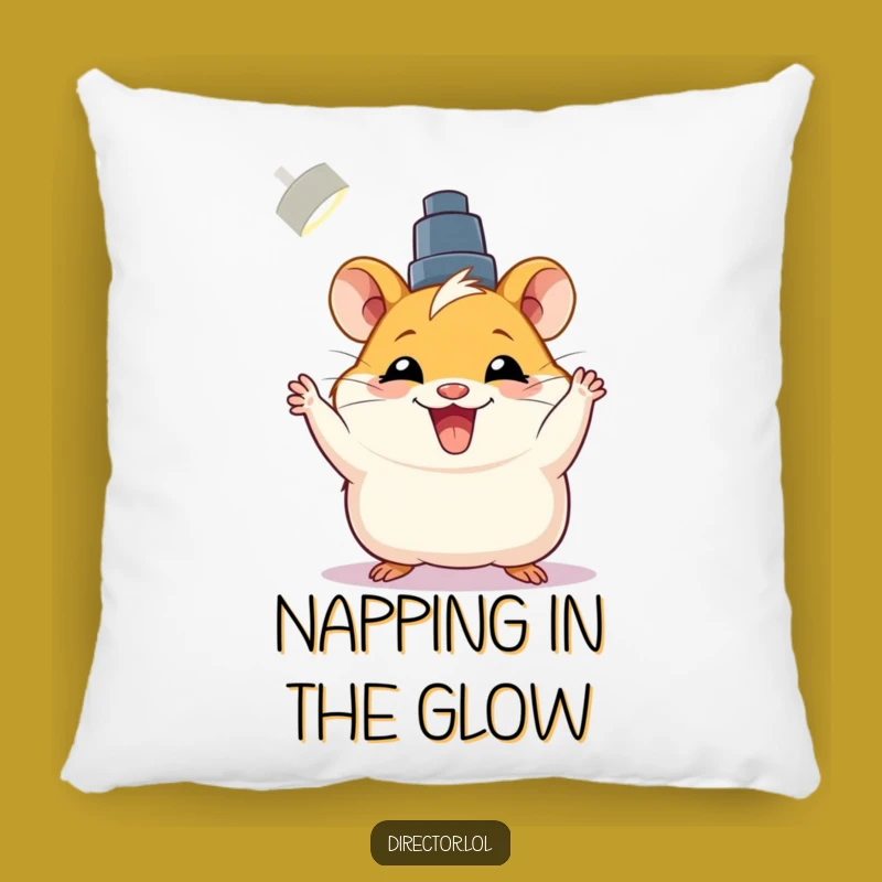 Funny Hamster Pillow: Cozy Comfort and Cheerful Glow