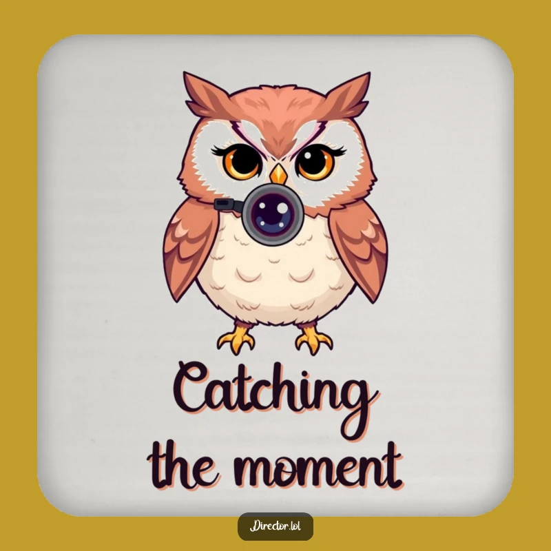 Funny Owl Coasters: Protect Surfaces with Witty Style
