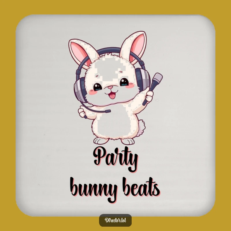 Funny Bunny Conductor Coaster: Fluffy Bunny, Music Protection, Gift