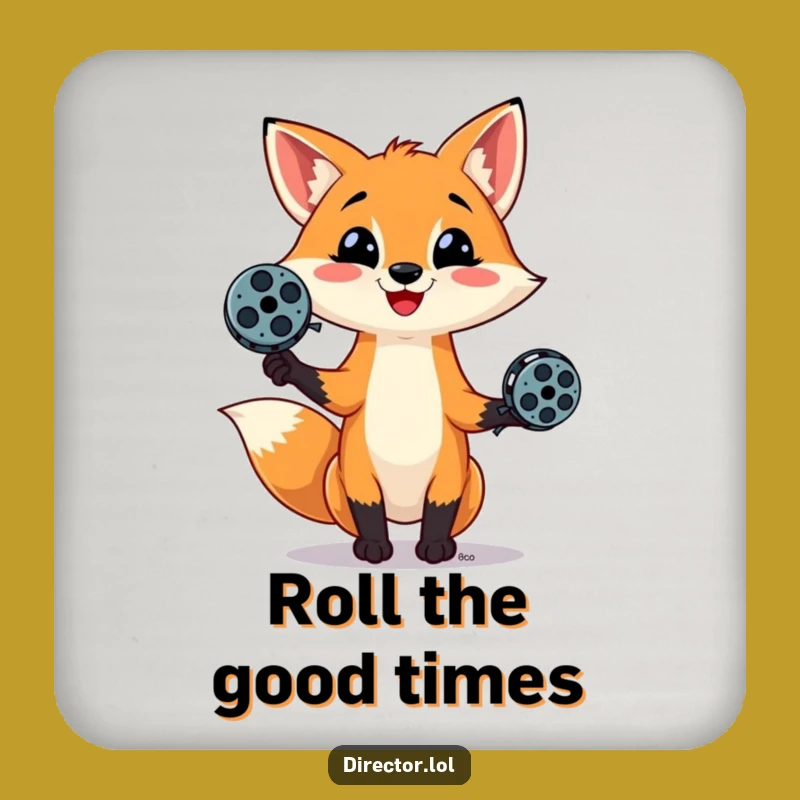 Funny Fox Juggling Coasters - Set of Hilarious Protection for Your Surfaces