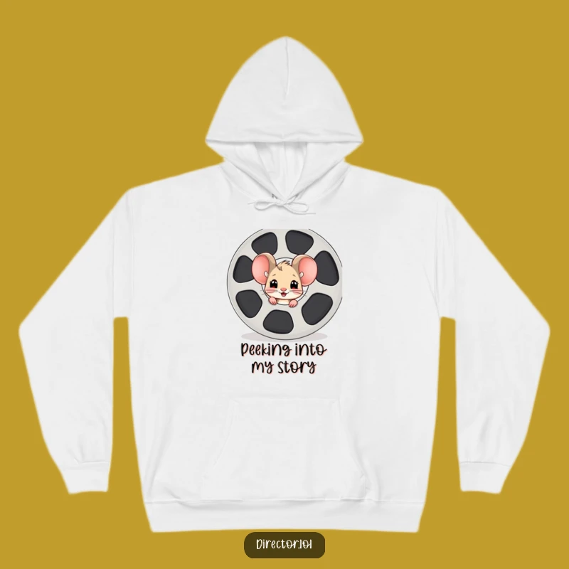 Funny Mouse Film Reel Hoodie: Cozy Up with Cinematic Joy