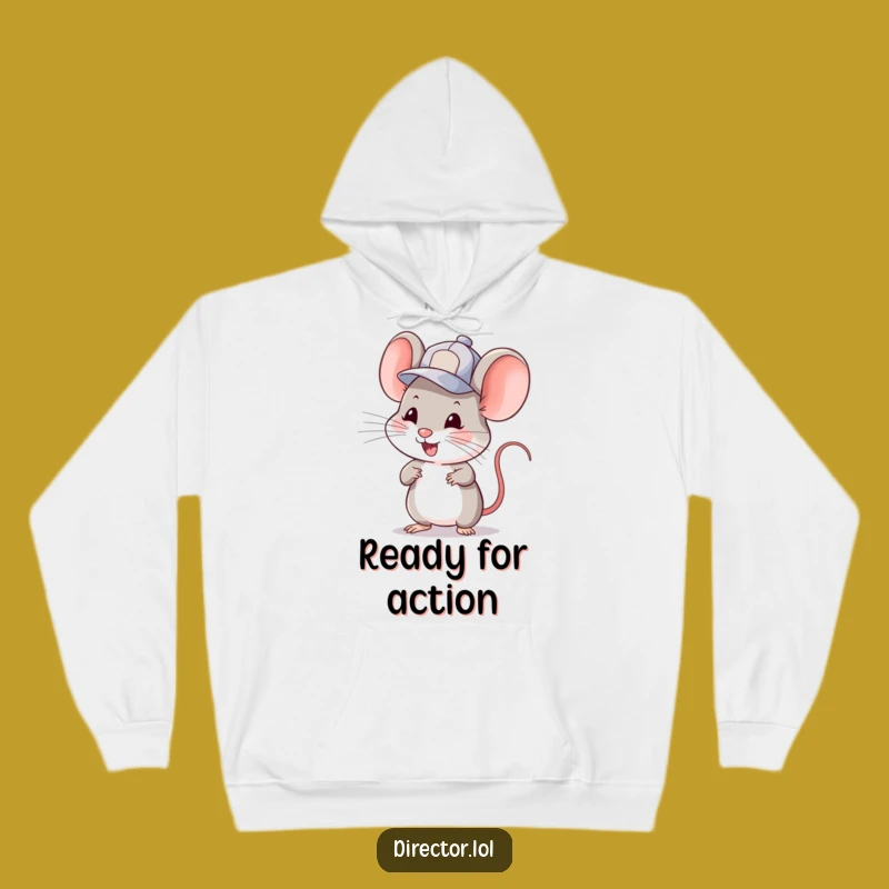 Funny Mouse Cuer Hoodie: Stay Cozy, Cue the Laughs with this Gift