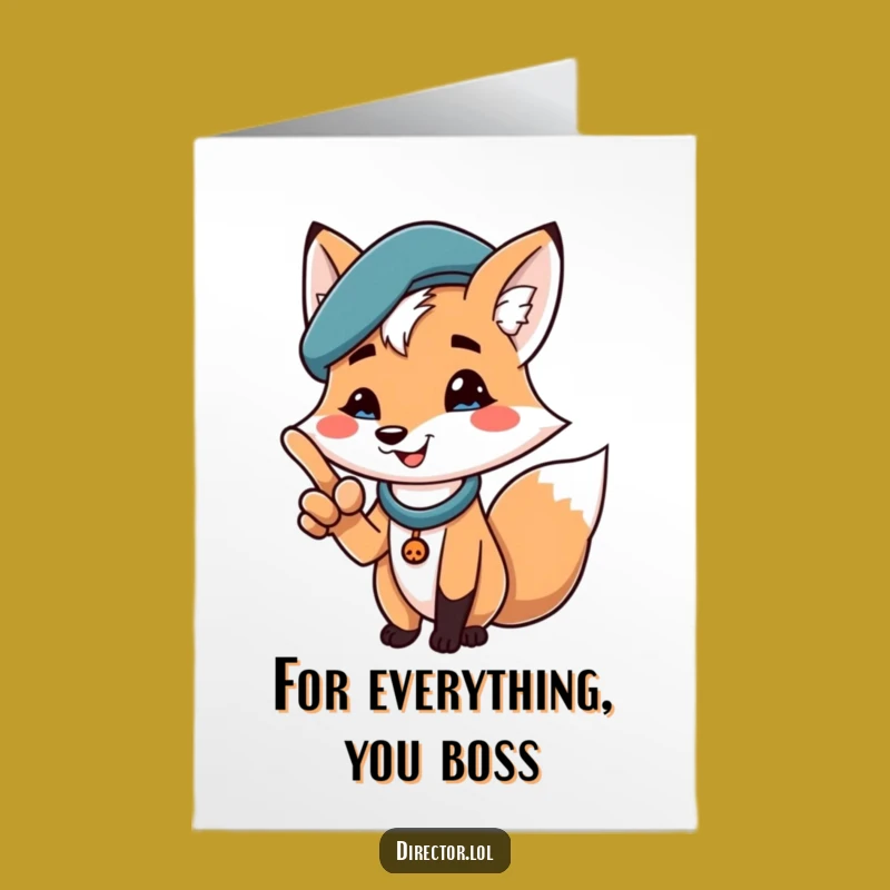 Free Printable Fox Thank You Card: Express Gratitude Downloadable with Flair