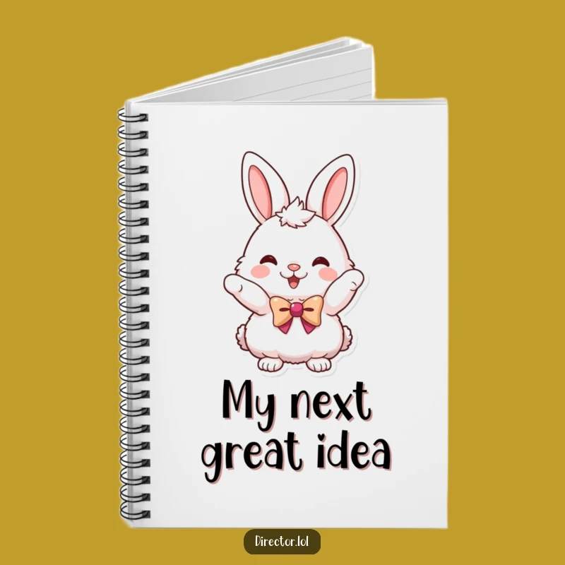 Funny Bunny Bowtie Notebook: Jot Down Ideas with Humorous Enthusiasm
