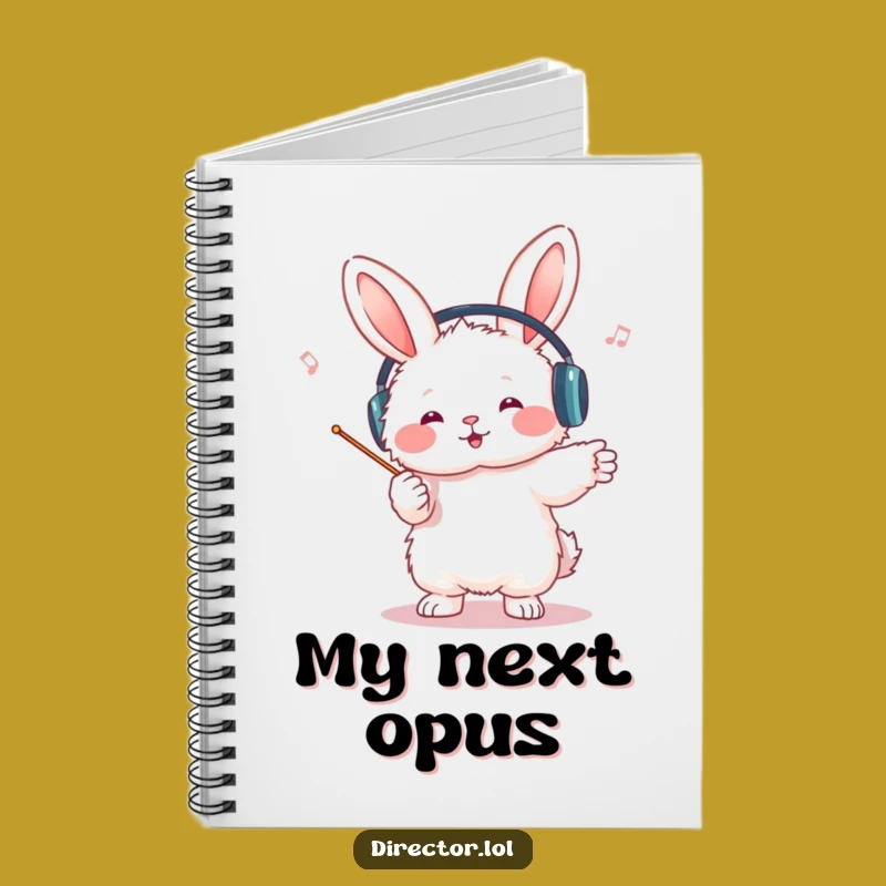 Funny Bunny Conductor Notebook: Hilarious Journal for Musical Ideas - Great Gift