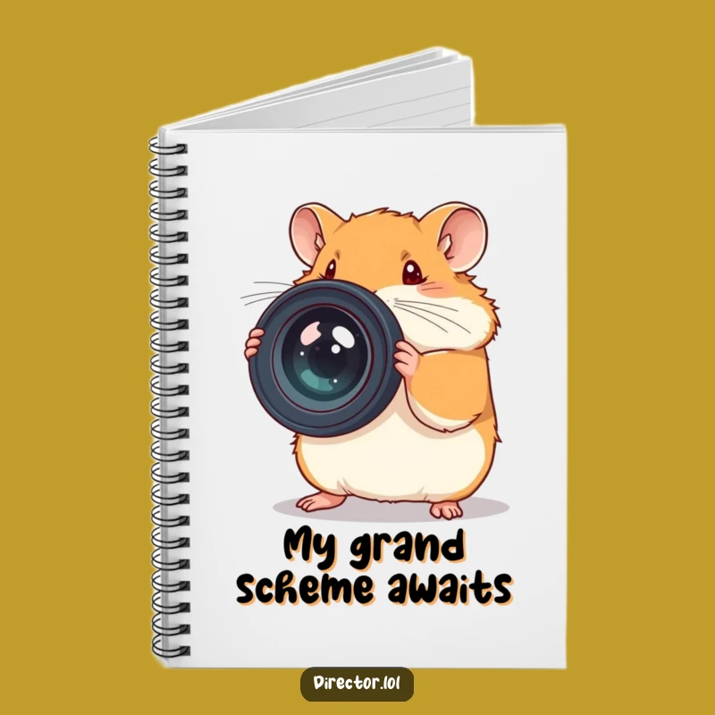 Funny Hamster Photographer Notebook - Hilarious Journal for Camera Enthusiasts