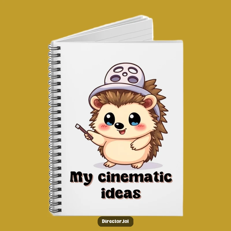 Funny Hedgehog Director Notebook: Hilarious Journal for Scripts - Great Gift
