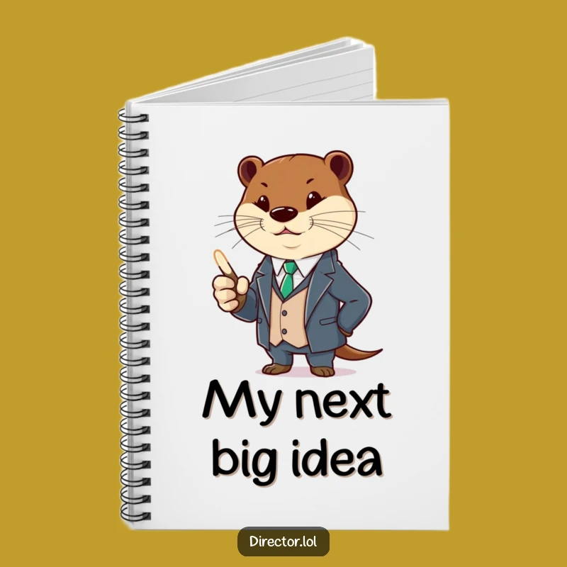 Funny Otter Suit Notebook: Jot Down Ideas with this Hilarious Pointer