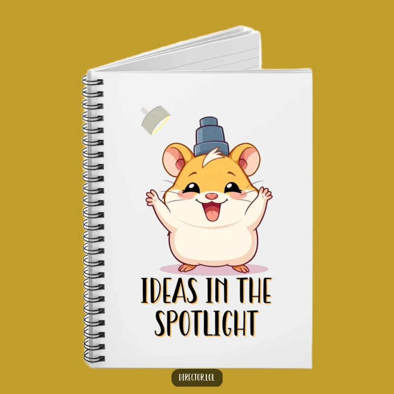 Funny Hamster Notebook: Jot Down Ideas with Brightness