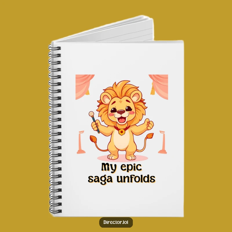 Funny Lion Conductor Notebook: Plan Your Masterpiece with Pride