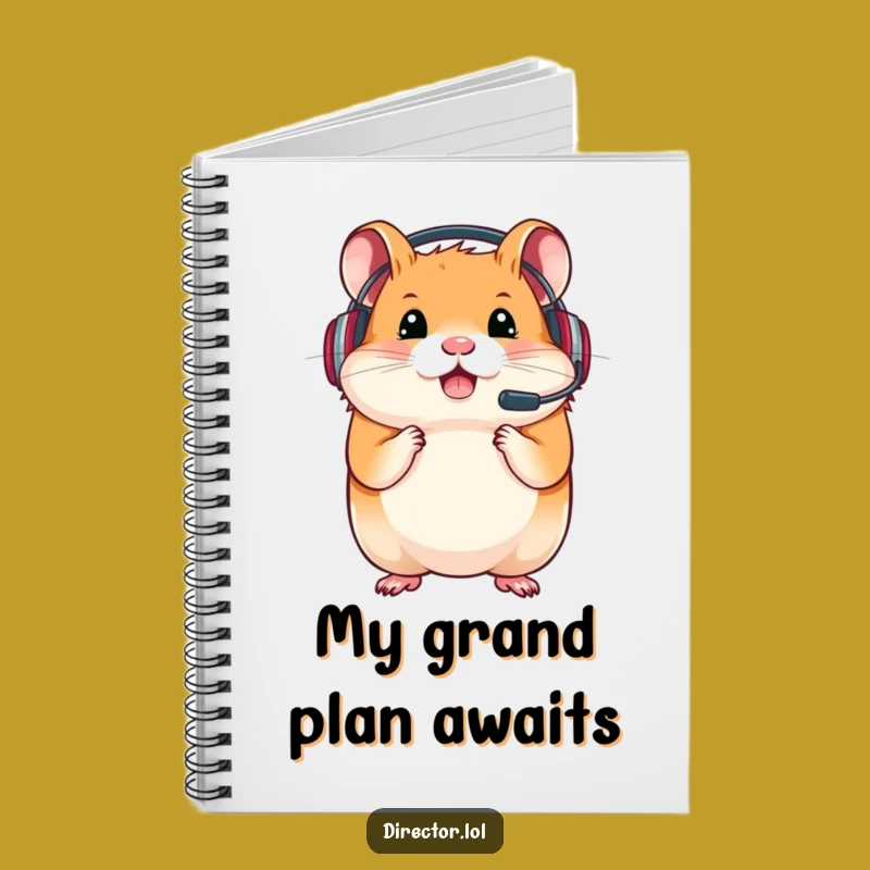 Funny Hamster Gamer Notebook: Plan Your Strategy with Focus