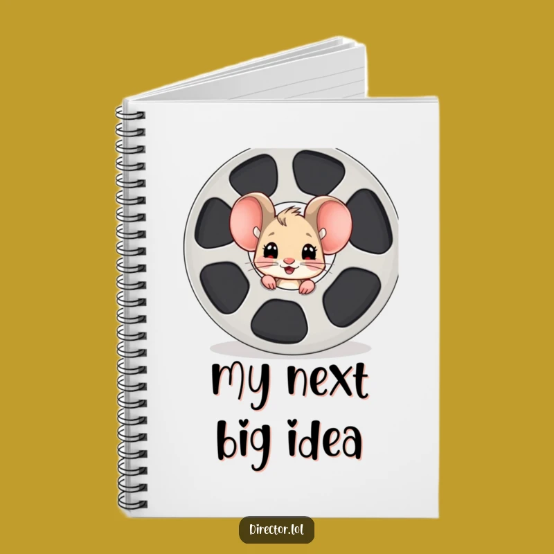 Funny Mouse Film Reel Notebook: Capture Your Inspired Ideas