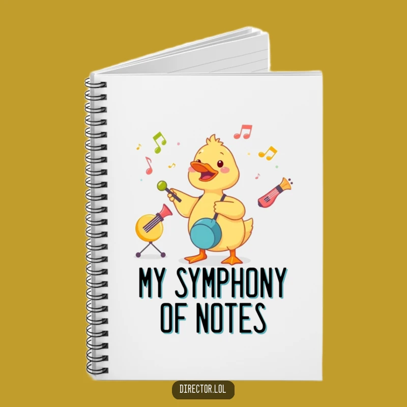 Funny Duckling Conductor Notebook: Compose Your Ideas! Perfect Humorous Gift