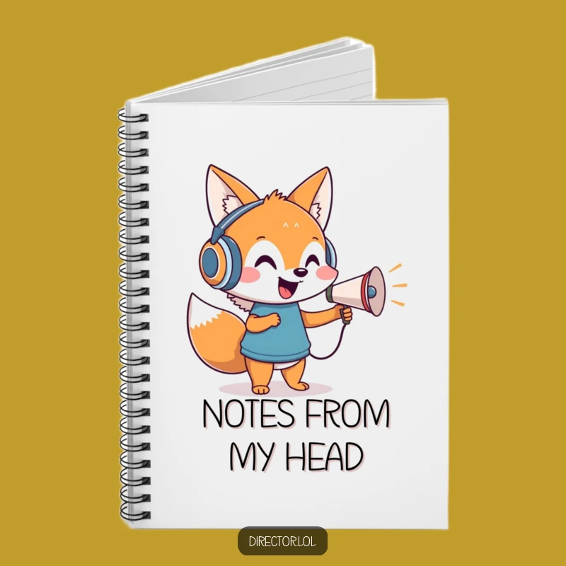 Funny Fox Director Notebook: Script Your Success Story!