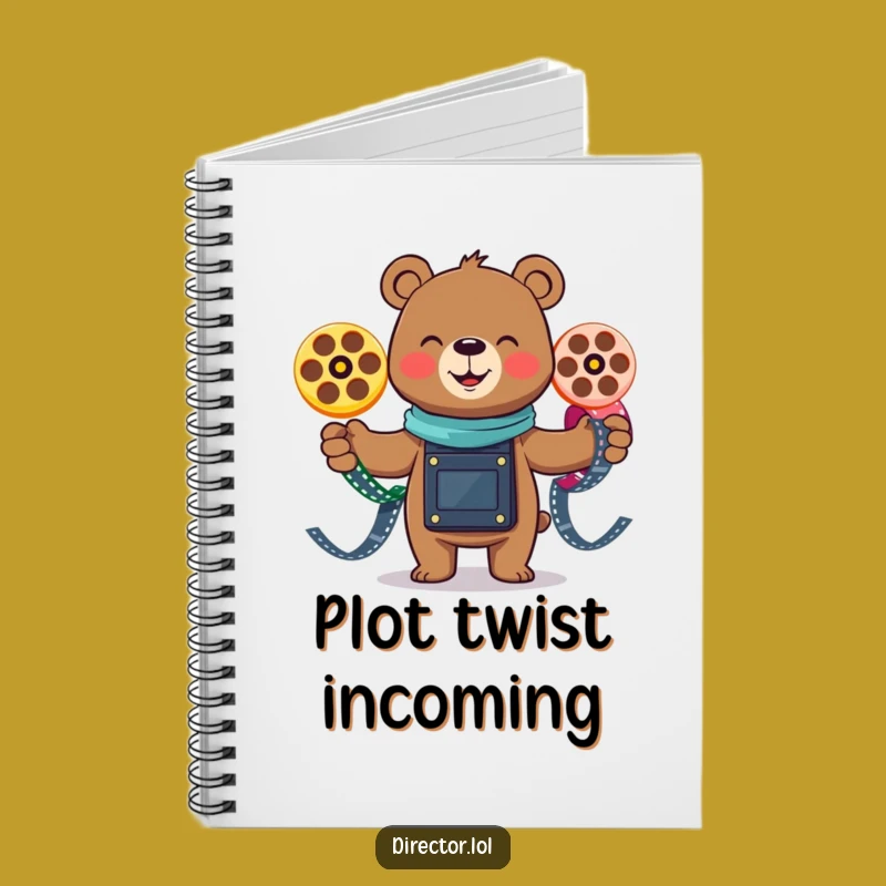 Funny Smiling Bear Juggling Notebook: Jot Down Ideas with Playful Flair