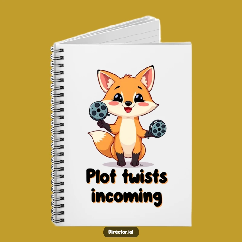 Funny Fox Juggling Notebook - Hilarious Journal for Creative Ideas