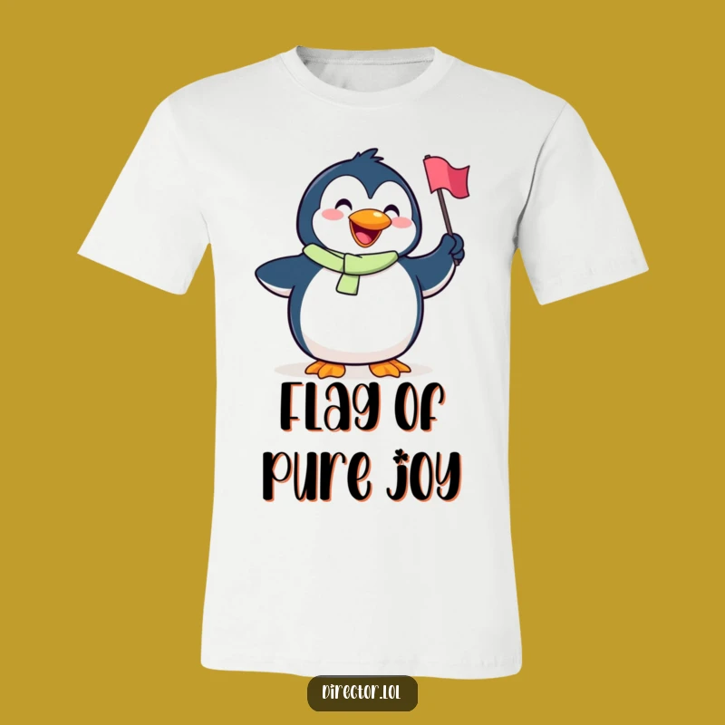 Funny Penguin Flag T-Shirt - Wear Your Joyful Spirit Proudly