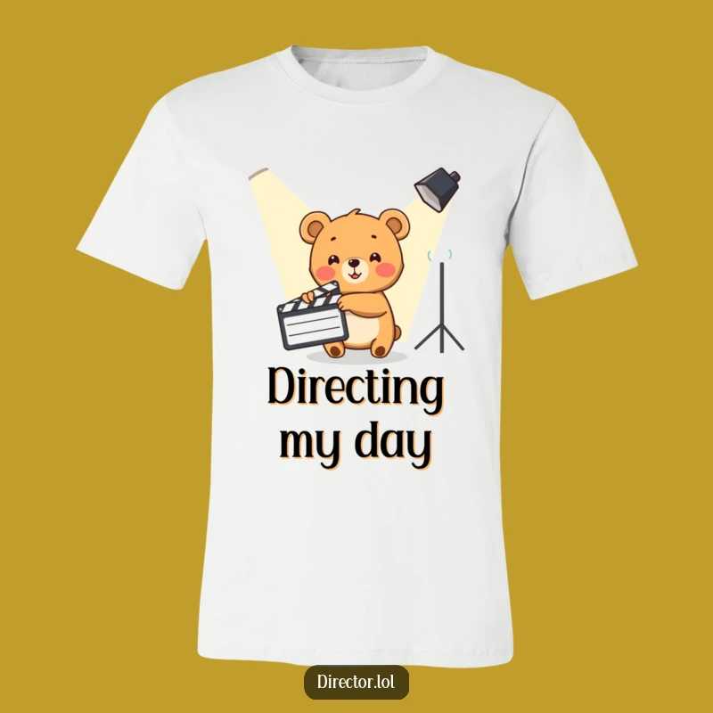 Funny Bear Cub Director T-Shirt: Hilarious Movie Scene Tee, Perfect Gift