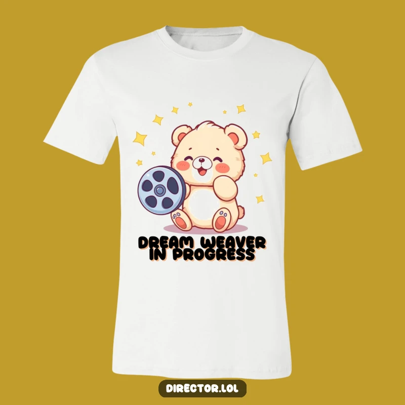 Funny Bear Cub Director T-Shirt: Unleash Your Inner Movie Maker, Hilarious Gift Idea!