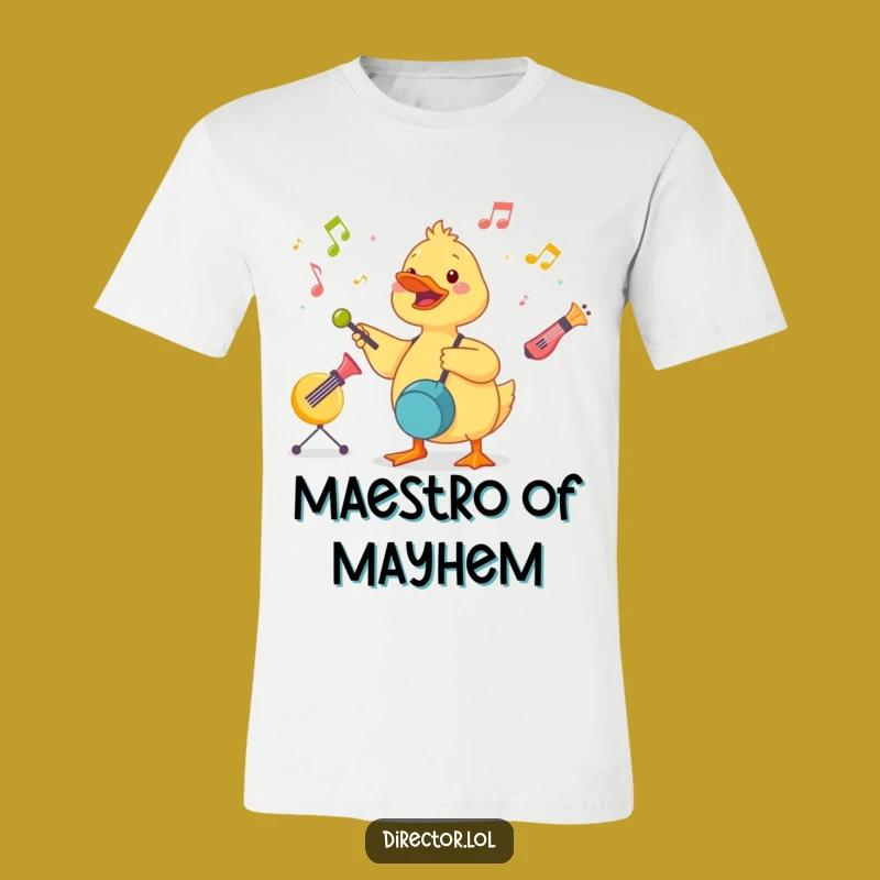 Funny Duckling Conductor T-Shirt: Maestro of Fun! Perfect Humorous Gift