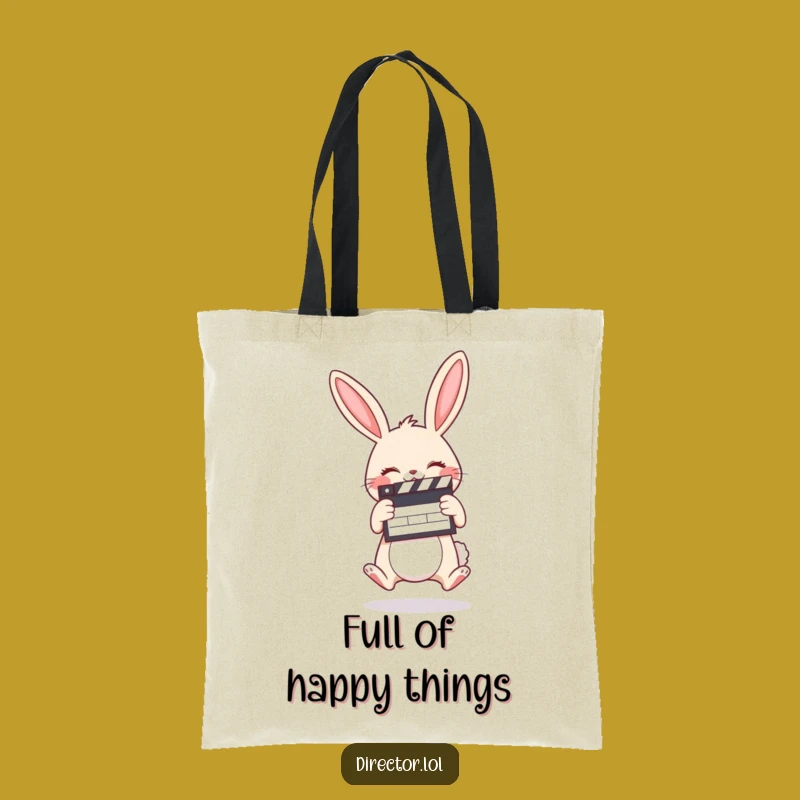 Funny Bunny Production Tote Bag: Carry Your Creative Spark!