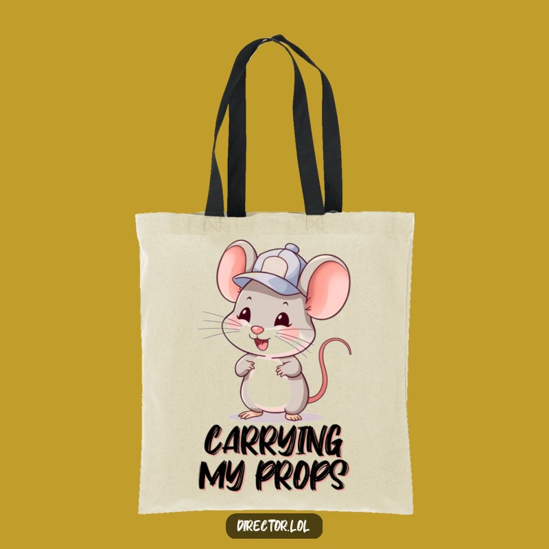 Funny Mouse Cuer Tote Bag: Carry Your Creativity with this Whimsical Gift