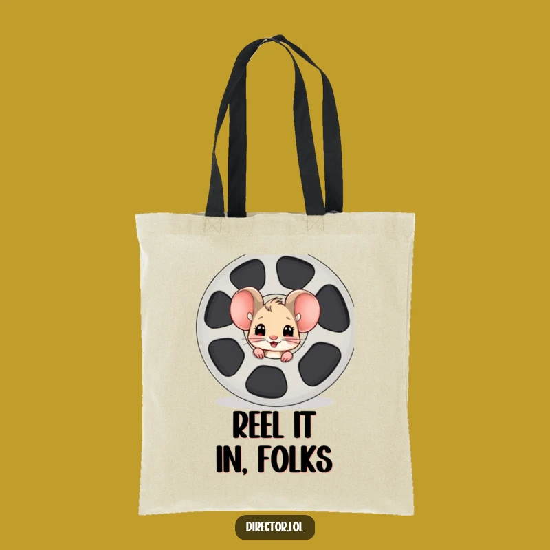 Funny Mouse Film Reel Tote Bag: Carry Your Cinematic Treasures